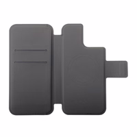PURO Folio MagSafe maciņš - maciņš 2in1 iPhone 15 Plus / 14 Plus / 12 Pro Max (melns)