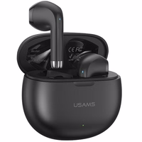 USAMS Austiņas Bluetooth 5.3 TWS Rhymbo Series bezvadu melns BHUYO01 (US-YO17)