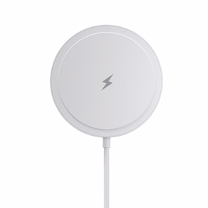 Bezvadu lādētājs BLUE STAR Charing Pad 15w saderīgs ar MagSafe, balts