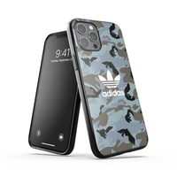Adidas OR SnapCase Camo viedtālruņa apvalks iPhone 12 Pro Max - zils un melns