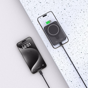Tech-Protect LifeMag PB11 portatīvais lādētājs ar MagSafe 10000mAh 15W USB-C ports - melna + USB-C kabelis