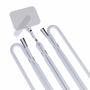 3mk EasyClip tālruņa aukliņa, pelēka (sudraba krāsas furnitūra)