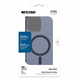 Incase Slim Case vāciņš ar MagSafe iPhone 16 Pro Max tālrunim, Deep Space Blue krāsā