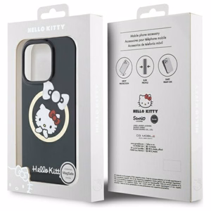 Hello Kitty IML Fun Bow Magsafe iPhone 16 Pro Case - Black