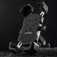 Wozinsky WUD-01B Velosipēda tālruņa turētājs uz stūres - melns