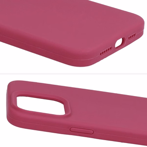 Силиконовый чехол Lite для Samsung Galaxy S25 Edge малиновый