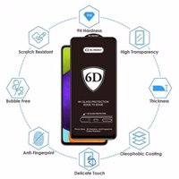 6D Pro Veason aizsargstikls - Xiaomi Redmi 15C 4G / 15C 5G melns