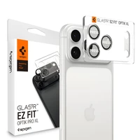Spigen Optik Pro XL kameras stikls iPhone 17 Pro sudraba