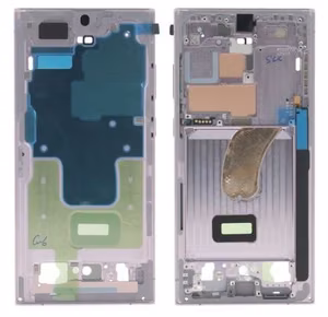 Средняя рамка Samsung S918 S23 Ultra Lavender оригинальная (б/у Grade C)