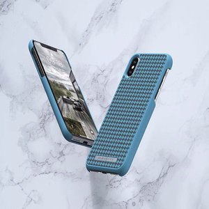 Nordic Elements Saeson Idun vāciņš ierīcei iPhone XS Max, tumši zilzaļš