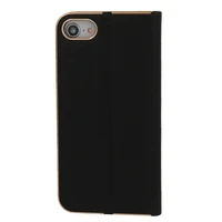 Vennus grāmatas tipa viedtālruņa apvalks ar rāmi Iphone 14 Pro Max melns