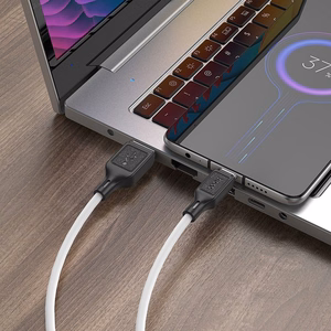 Kabelis USB-A uz Micro USB Hoco 2,4A 1 m X90 balts