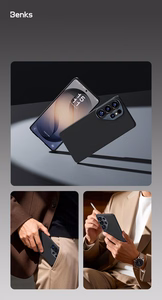 Benks Magnetic Armor Air Kevlar Maciņš Metal Frame 600D (J048) for Samsung Galaxy S26 melns