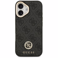 Guess 4G Strass Logo magnētiskais viedtālruņa apvalks iPhone 17 - melns