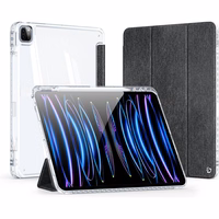 DUX DUCIS planšetdatora maciņš (m) UNID saliekams ar zīmuli uzglabāšanas vietu iPad Pro 13 (2024) melns