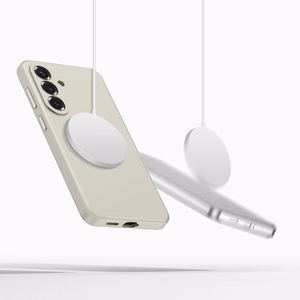 Tech-Protect Silikona MagSafe Maciņš for Samsung Galaxy S26 - bēšs