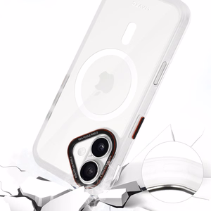 Liavec Hybrid Magnētiskais caurspīdīgs viedtālruņa apvalks Iphone 16