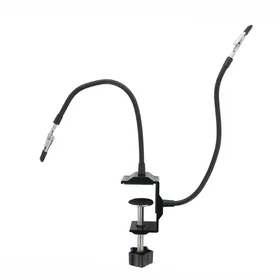 Lodēšanas turētājs trešās rokas palīdz ar 2 rokām