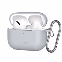 Tech-Protect silikona vāciņš ar āķi AirPods Pro - pelēks