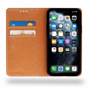 Grāmatas stila viedtālruņa apvalks iPhone 17 melns