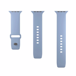 Силиконовый ремешок Puro Icon для Apple Watch 38 / 40 / 41 мм - голубой (2 шт.)