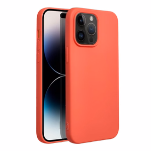 SILIKONA viedtālruņa apvalks IPHONE 14 Pro Max persiku