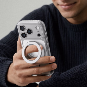 AmazingThing Titan Pro Lens Ring Set maciņš modelim iPhone 18 Pro, ar kameras aizsargu un magnētisko gredzenu, saderīgs ar MagSafe – krāsa: caurspīdīga