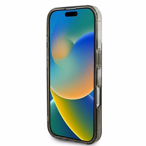 Guess IML 4G Fons Magnētiskais viedtālruņa apvalks iPhone 16 Plus - brūns