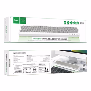 Bluetooth skaļrunis 2 x 3W Hoco 2in1 BS66 balts