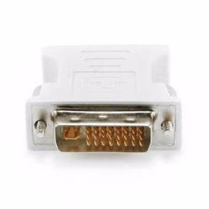 Gembird A-DVI-VGA DVI uz VGA adapteris, balts