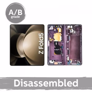 LCD displejs saderīgs ar Samsung F946 Z Fold5 ar rāmi / Cream / (9.5/10 lietots)