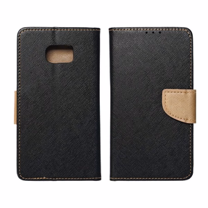 FANCY Book futrālis priekš SAMSUNG A57 black / gold