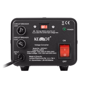 KEMOT sprieguma pārveidotājs, 400 W/500 VA