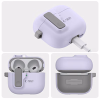 Tech-Protect plāns āķa apvalks AirPods 4 - violets