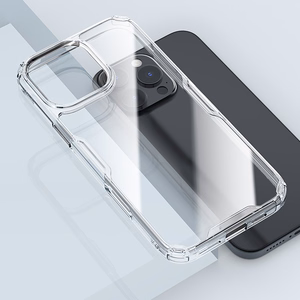 Nillkin Nature Pro vāciņš iPhone 16 Pro Max - caurspīdīgs un balts