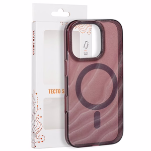 „Tecto Shield Desert Mag“ vāciņš modelim iPhone 16 Pro 6,3", sarkankoka krāsā