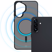 3mk Smoke MagCase futrālis Samsung Galaxy A57 - Pelēks, caurspīdīgs