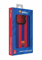 FC Barcelona case iPhone 15 Pro Magnētiskais maciņš MagSafe OCFCBMCIP15PBG BG