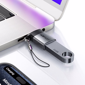 Acefast J7 USB-A - USB-C adapteris - pelēks