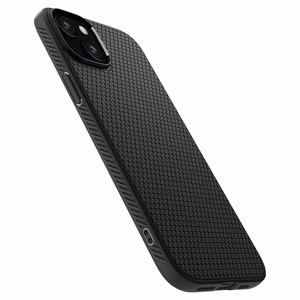 Spigen Liquid Air viedtālruņa apvalks iPhone 15 Plus - matēts melns