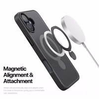 Maciņš Dux Ducis "Yind 360 Ring Stand" Apple iPhone 16 Pro Max melns