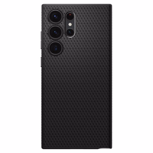 Spigen Liquid Air viedtālruņa apvalks Samsung Galaxy S23 Ultra - matēti melns