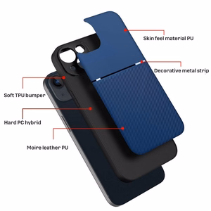 NOBLE viedtālruņa apvalks IPHONE 13 Mini zils