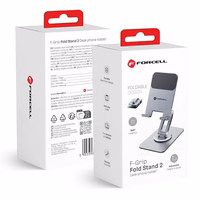 Forcell F-GRIP Fold Stand 2 360 galda turētājs - pelēks
