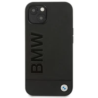 BMW BMHCP14MSLLBK iPhone 14 Plus 6.7 - melns ādas uzspiedums