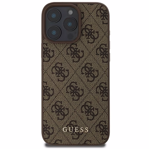 Guess 4G Klasiskais Viedtālruņa apvalks iPhone 16 Pro Max - brūns