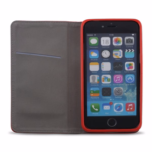 Smart Magnet case for Motorola Edge 70 red