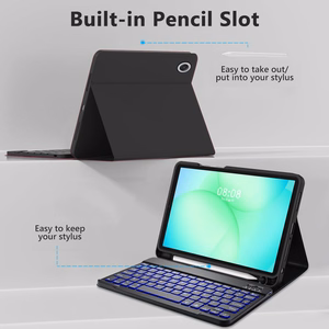 Tech-Protect SC Pen Case for Samsung Galaxy Tab A9+ / A11+ Plus 11.0 X210 / X215 / X216 / X230 / X235 / X236 - Black