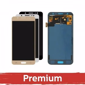 LCD displejs saderīgs ar Samsung J500 J5 melns OEM