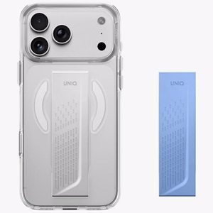 Uniq Heldro Air Magclick Charging vāciņš iPhone 18 Pro Max / 17 Pro Max – caurspīdīgs